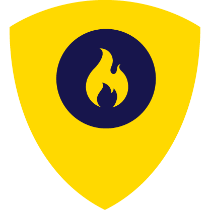 Fire and emergency training icon